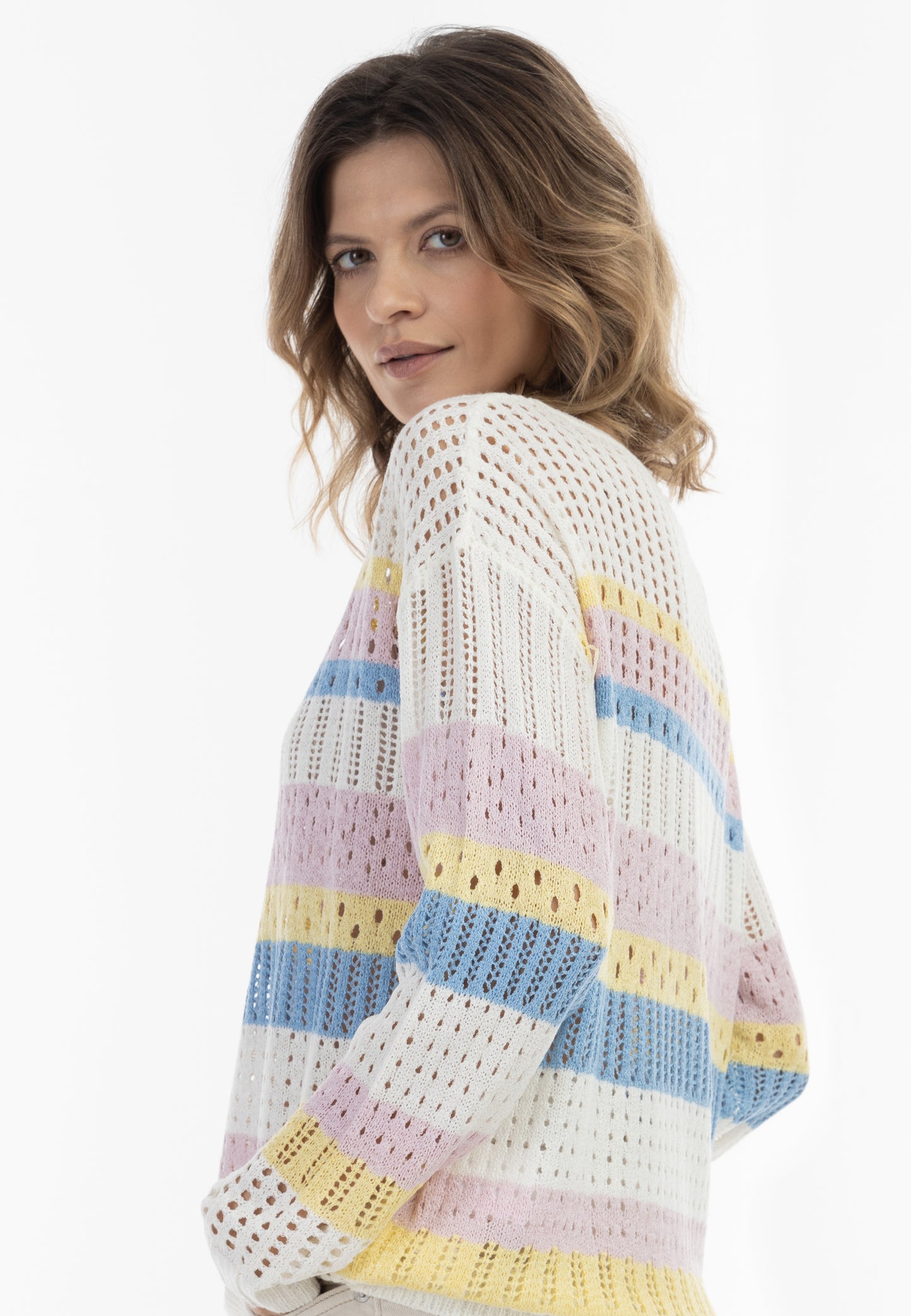 usha BLUE LABEL damski sweter z dzianiny
