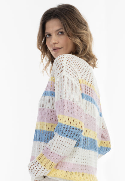 usha BLUE LABEL damski sweter z dzianiny