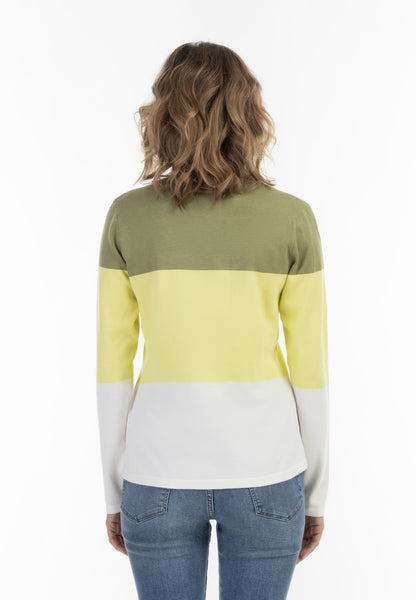 usha BLUE LABEL damski sweter w delikatne paski
