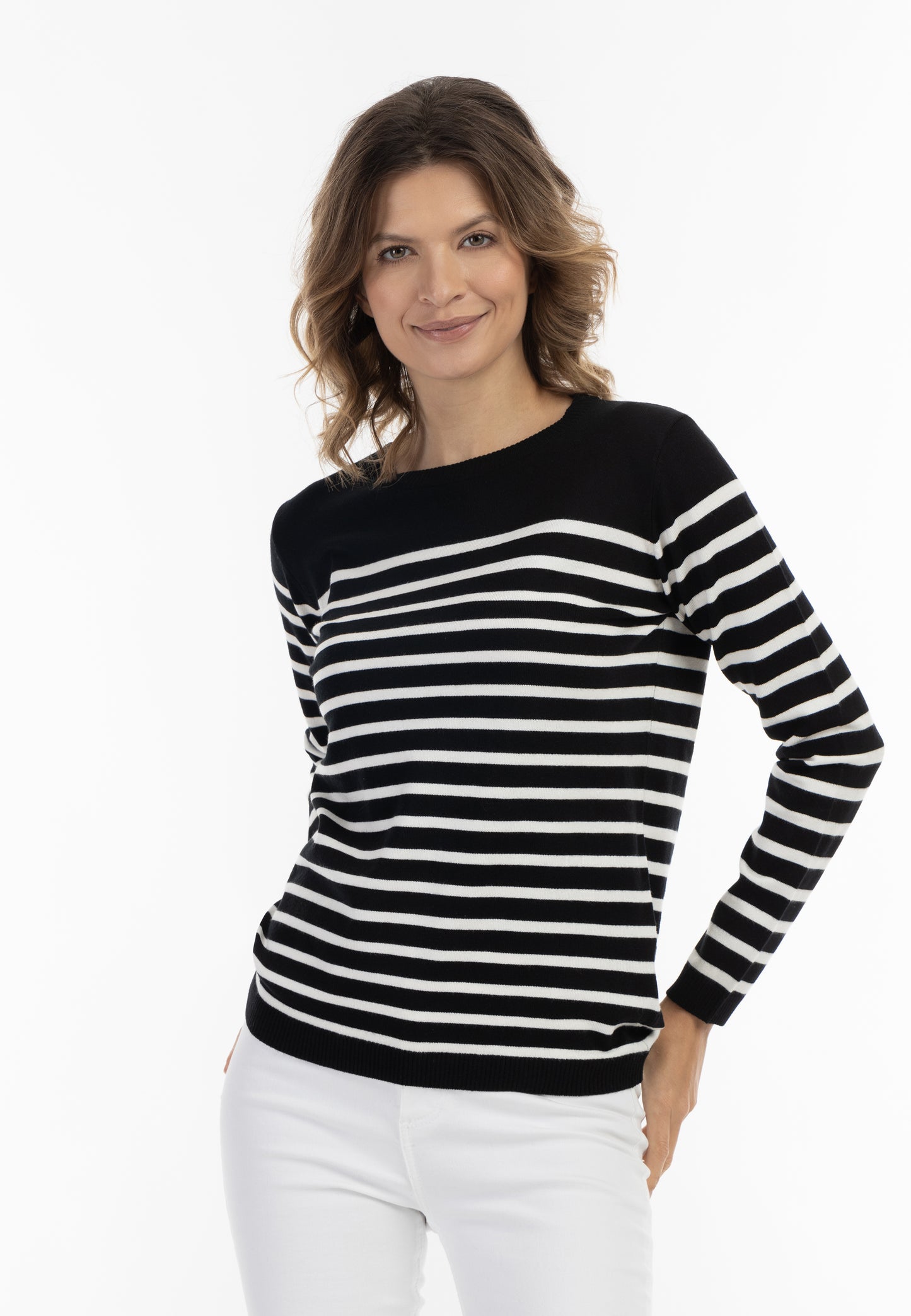 usha BLUE LABEL damski sweter z dzianiny