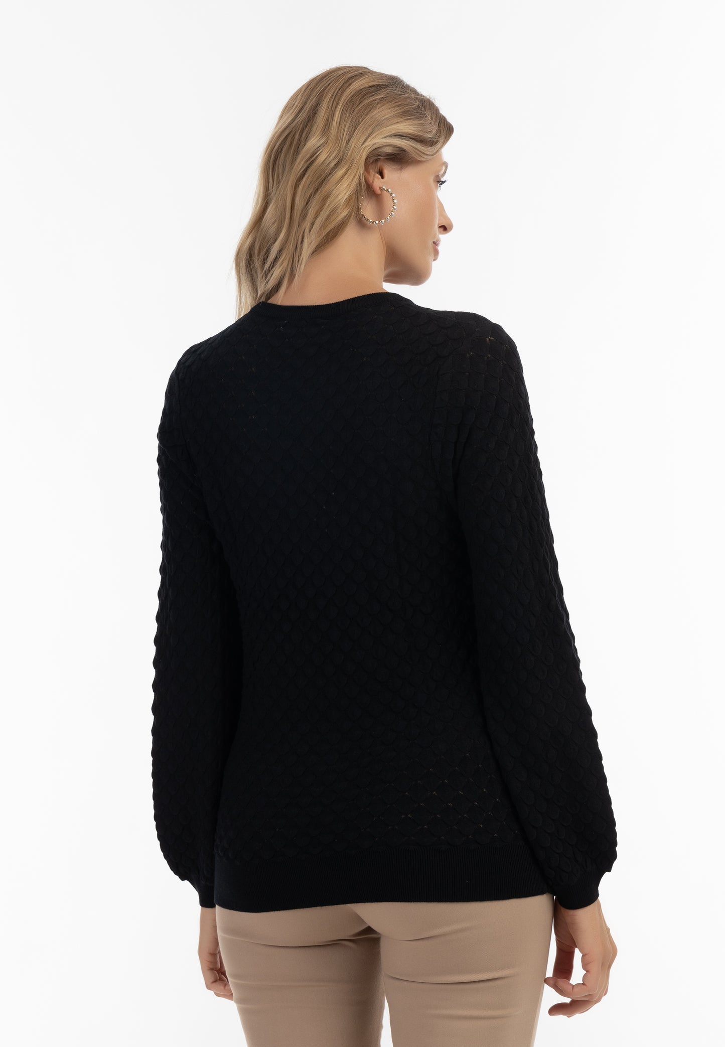 usha damski sweter z dzianiny