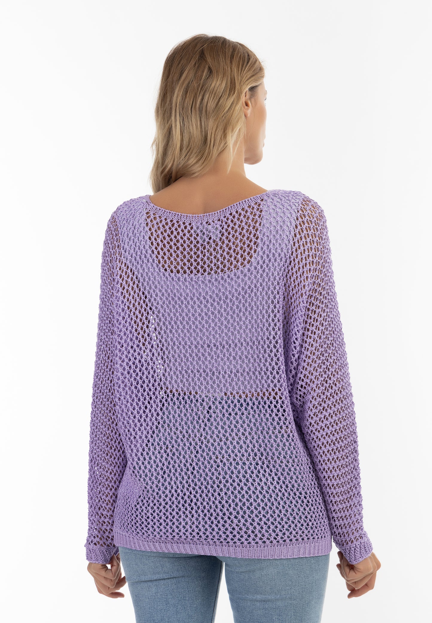 usha damski sweter z dzianiny
