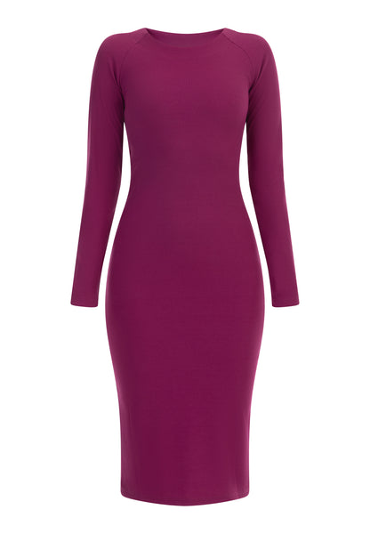 myMo at night women's long sleeve midi dress