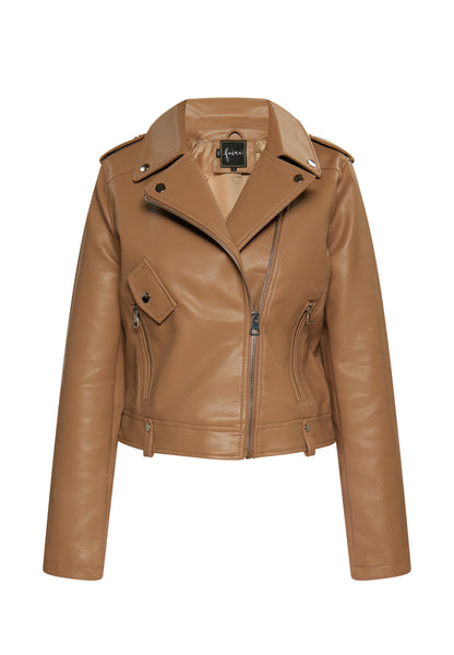 faina damska kurtka motocyklowa z eco sk�ry