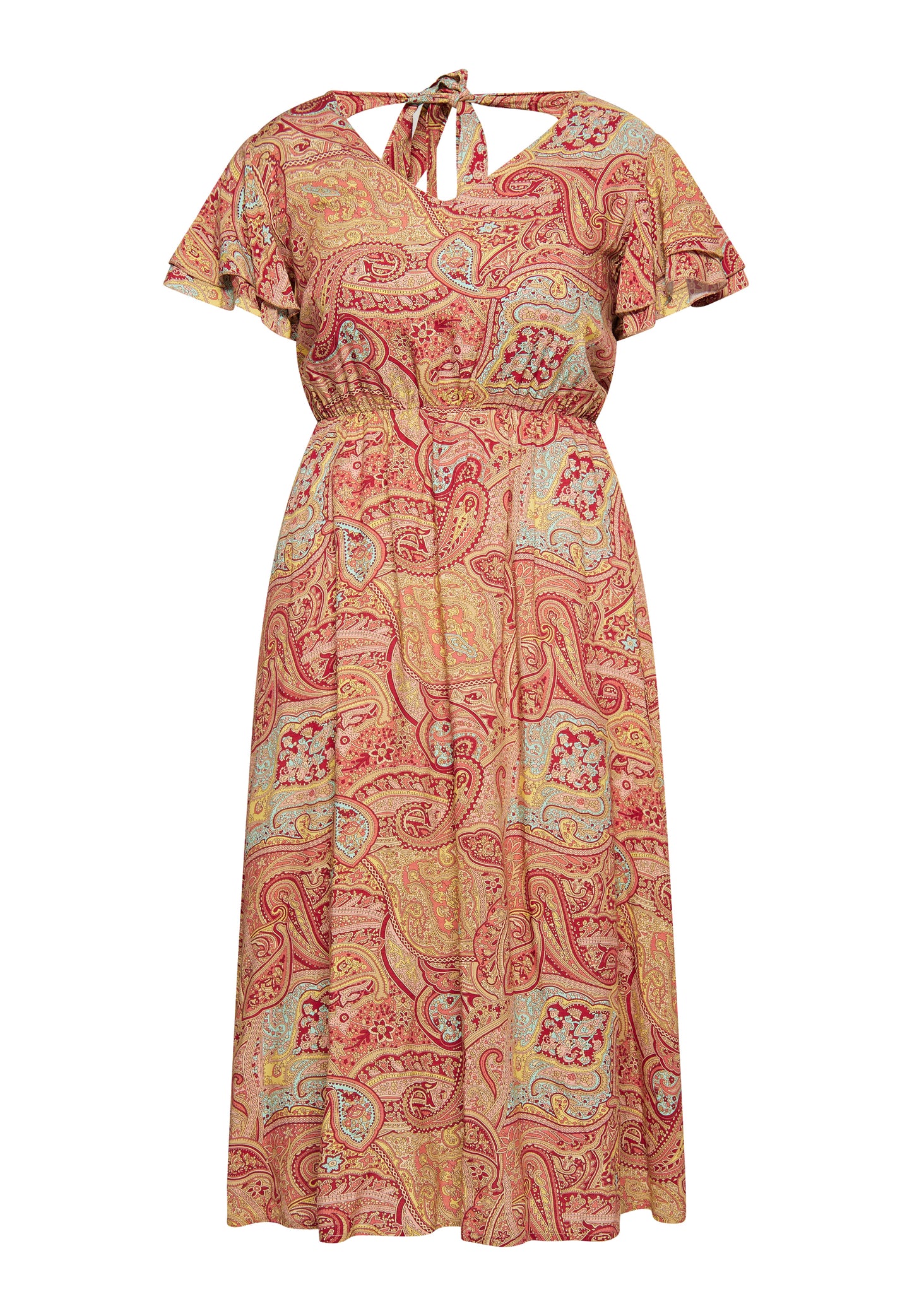 usha FESTIVAL women's paisley print dress