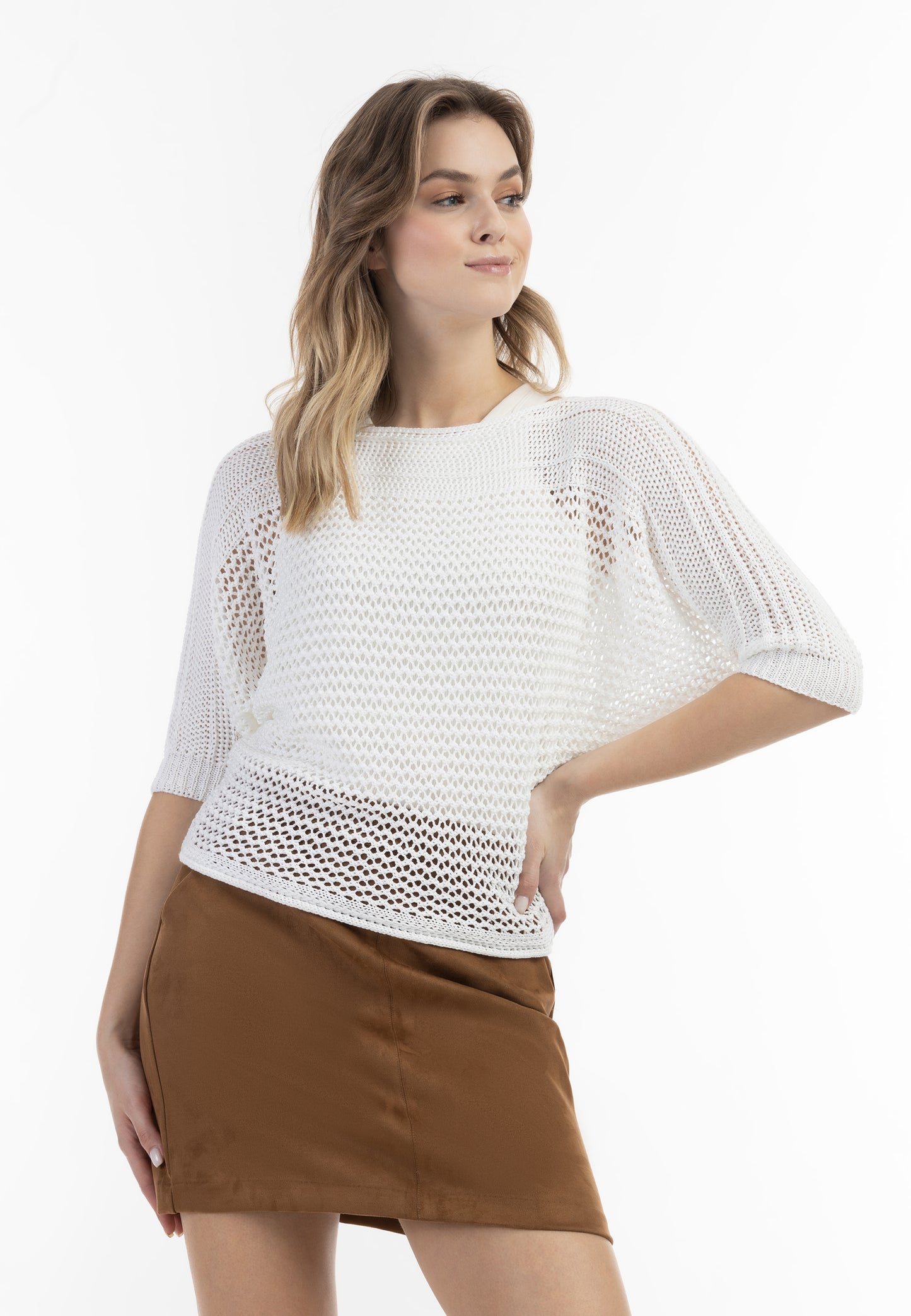 DreiMaster Vintage damski sweter dzianinowy