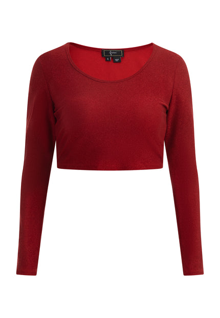 faina Women's Cropped Jersey Top