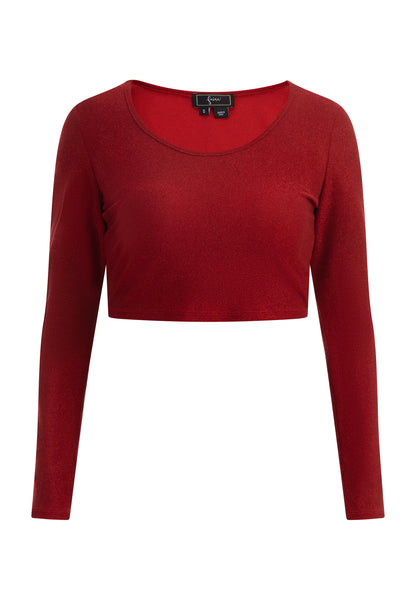 faina women's cropped jersey top