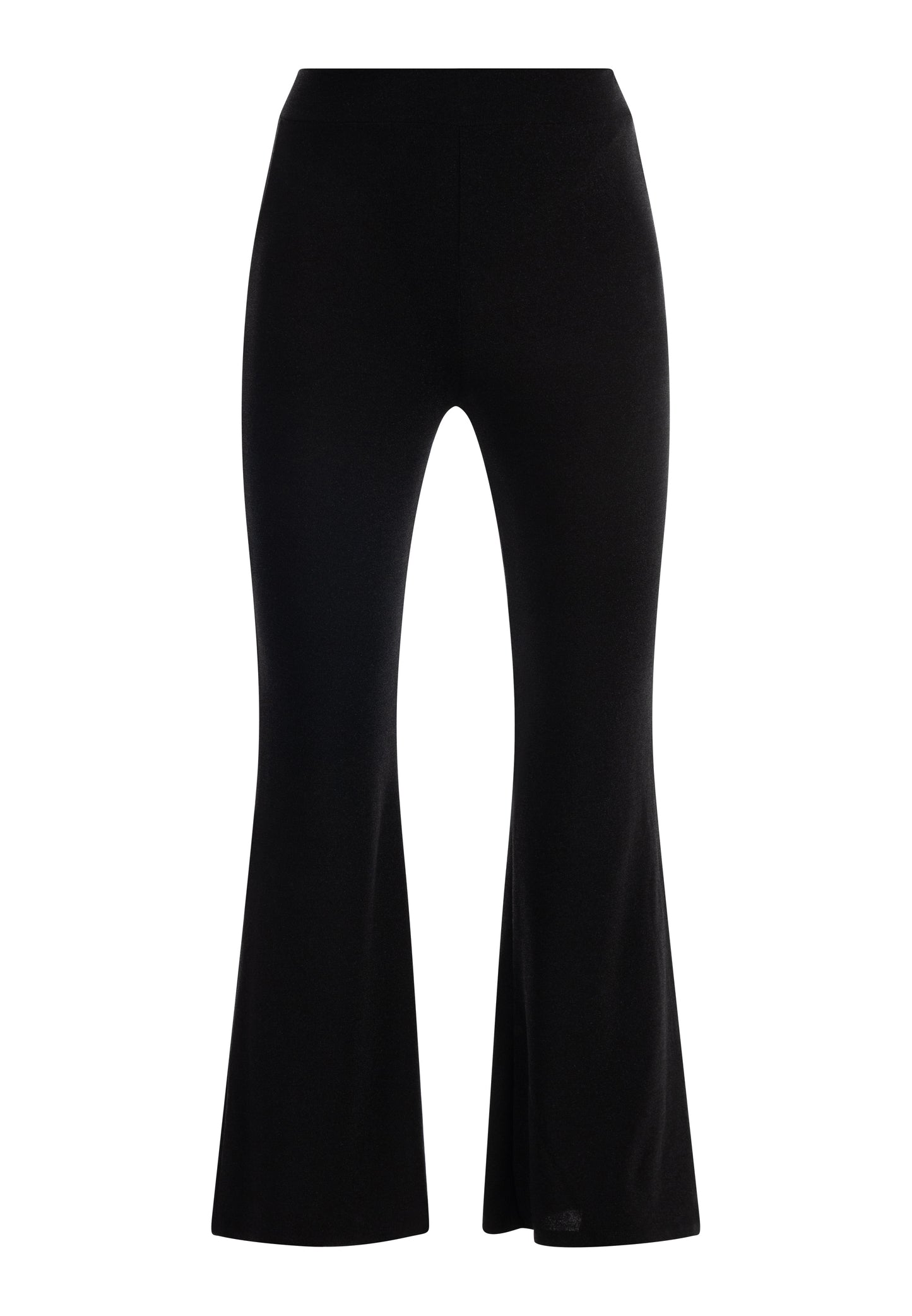 faina women's jersey trousers with shiny yarn