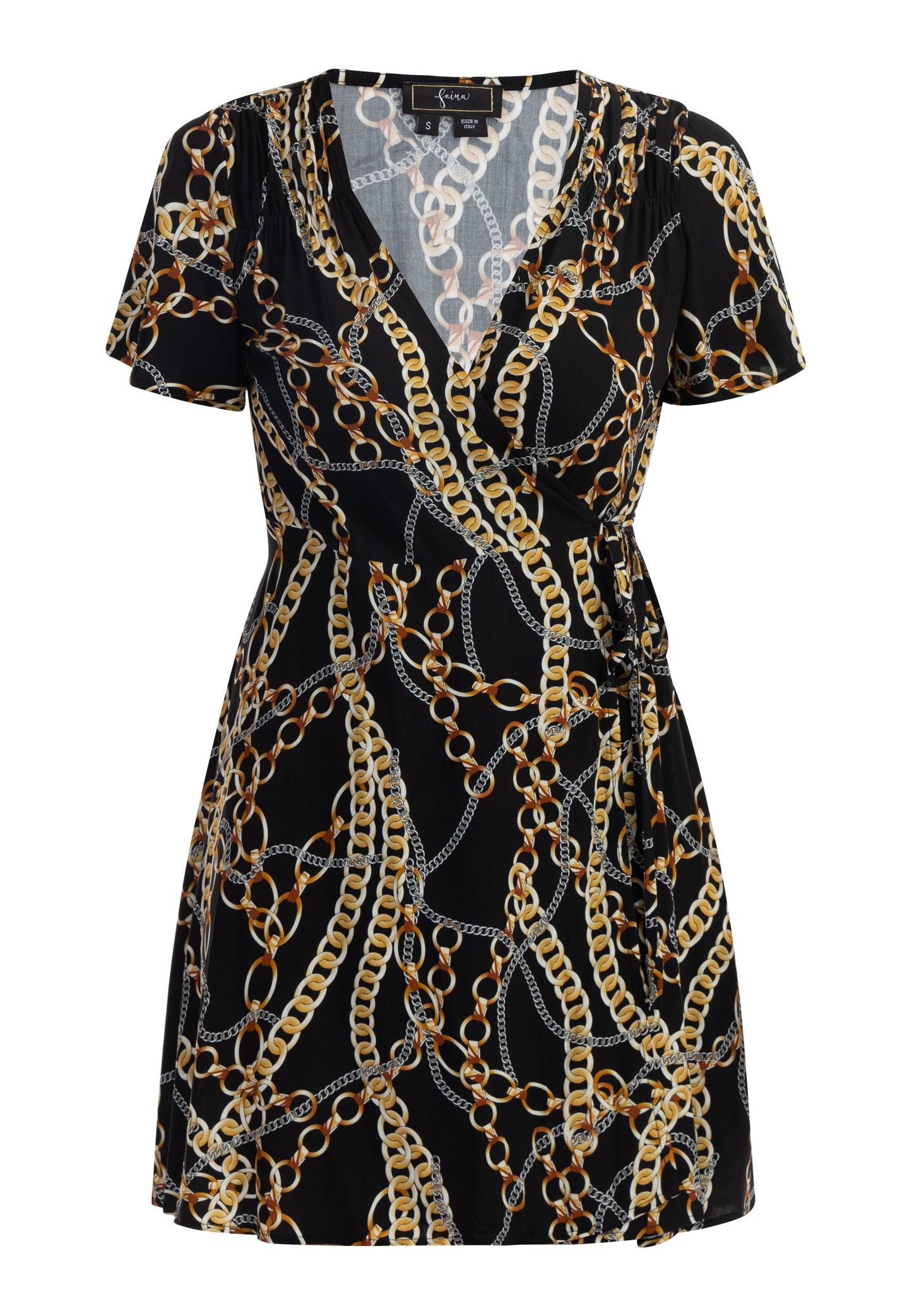 faina women's mini dress with all-over print