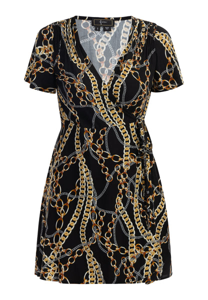 faina women's mini dress with all-over print