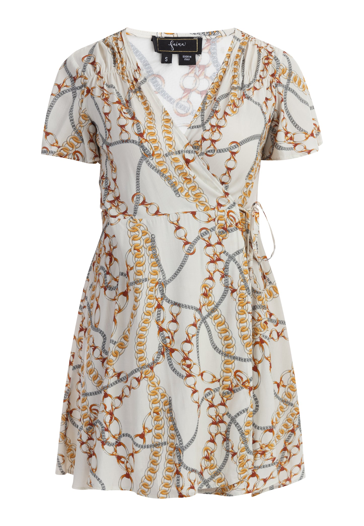 faina women's mini dress with all-over print
