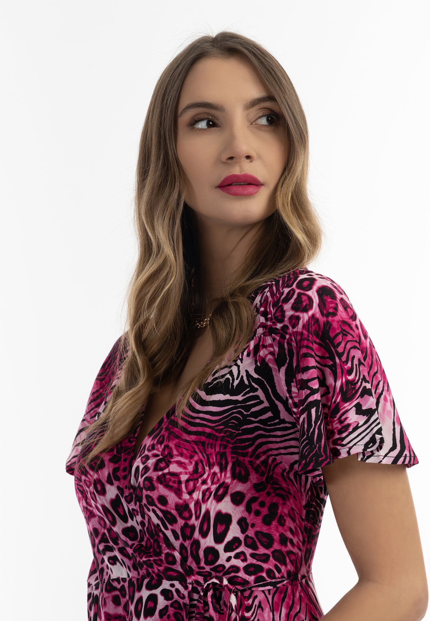 faina women's Animal print mini dress