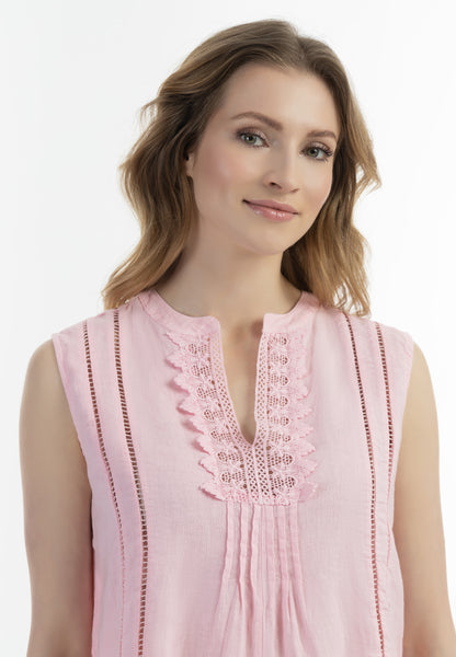 usha women's blouse top with lace