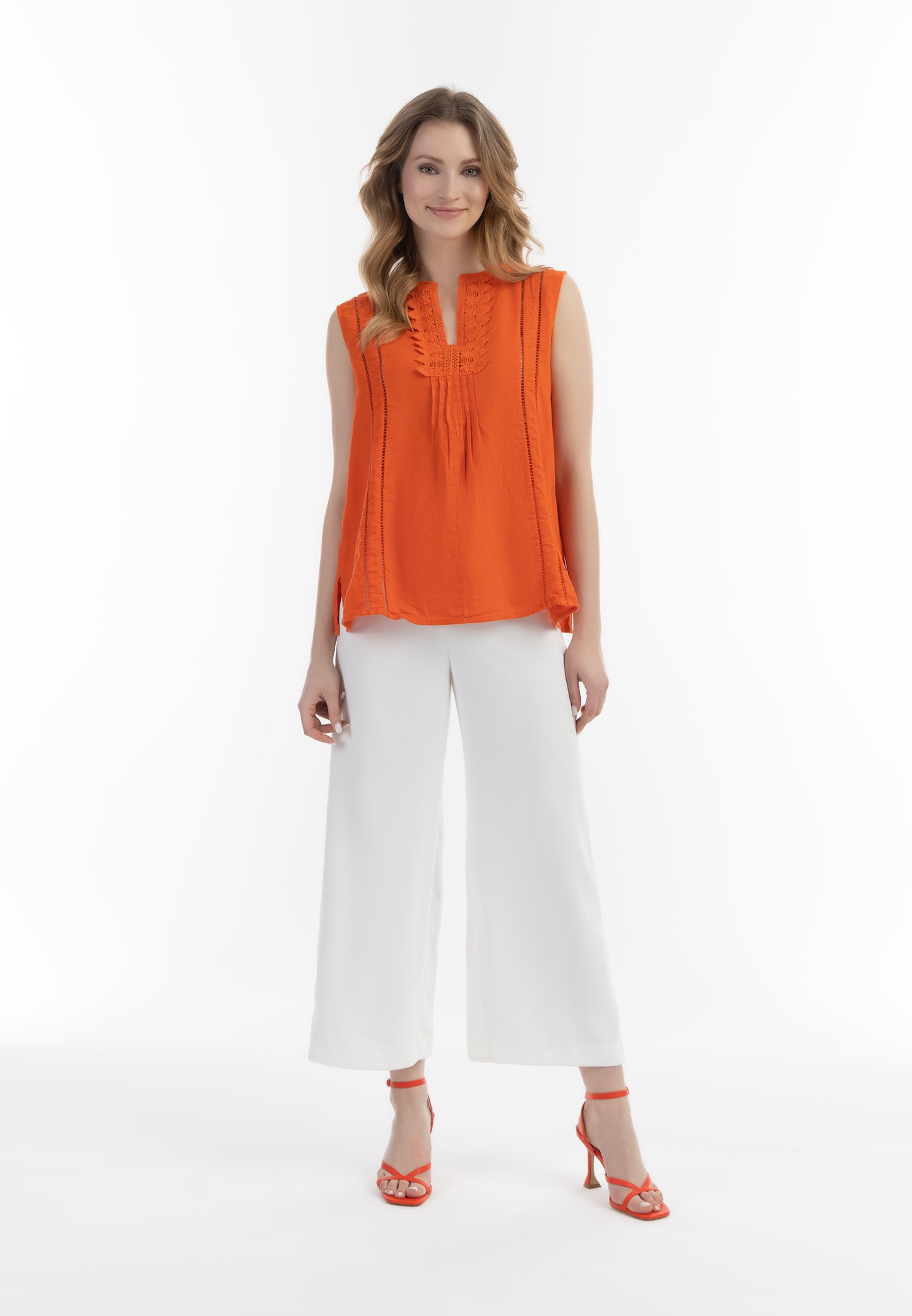 usha women's blouse top with lace