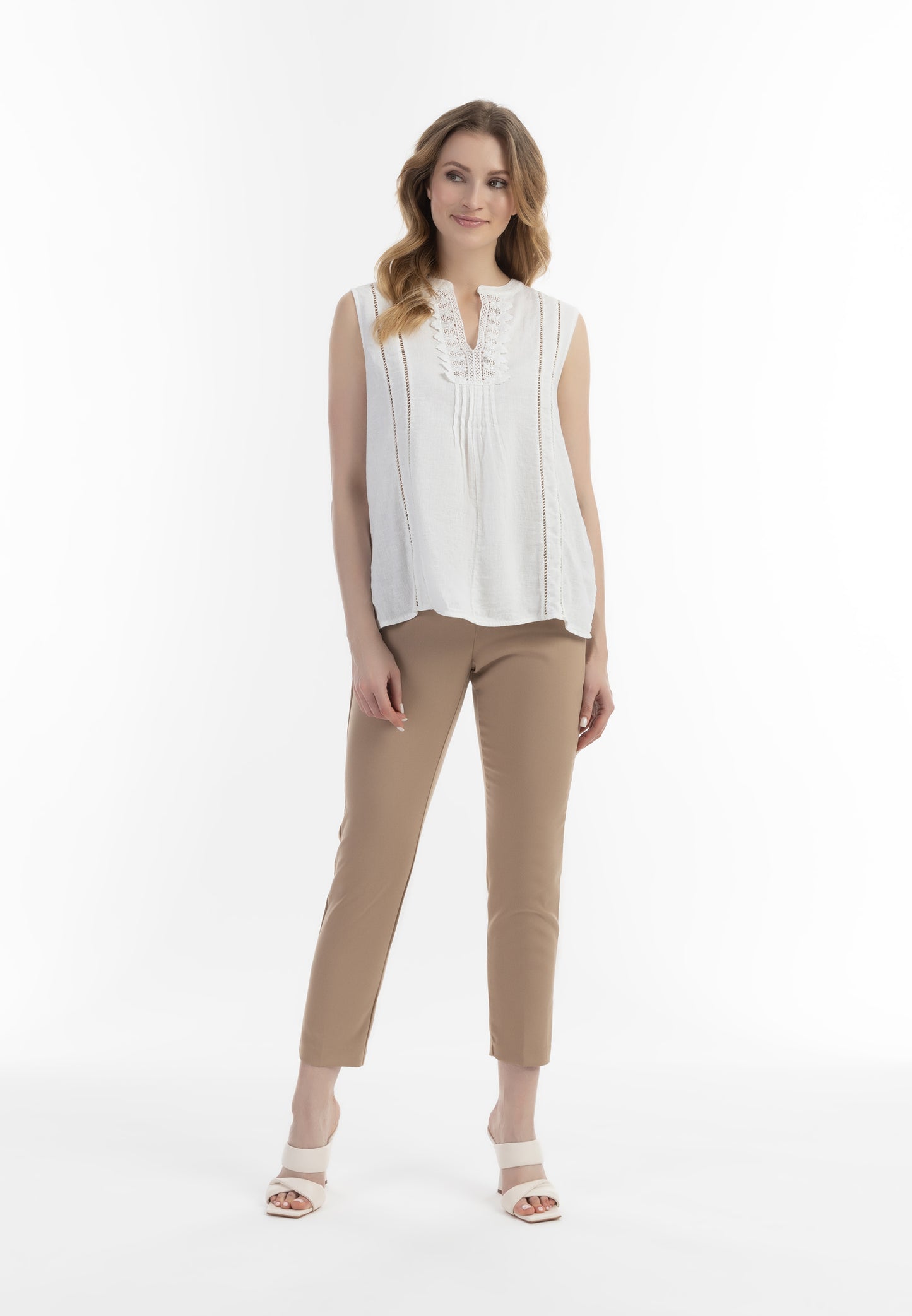 usha women's blouse top with lace
