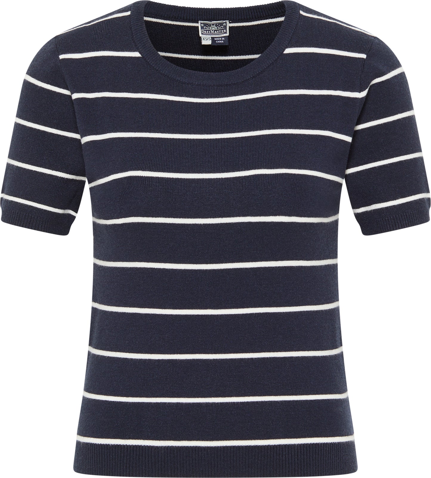 DreiMaster Maritim women's short sleeve sweater