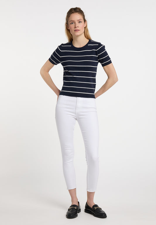 DreiMaster Maritim women's short sleeve sweater