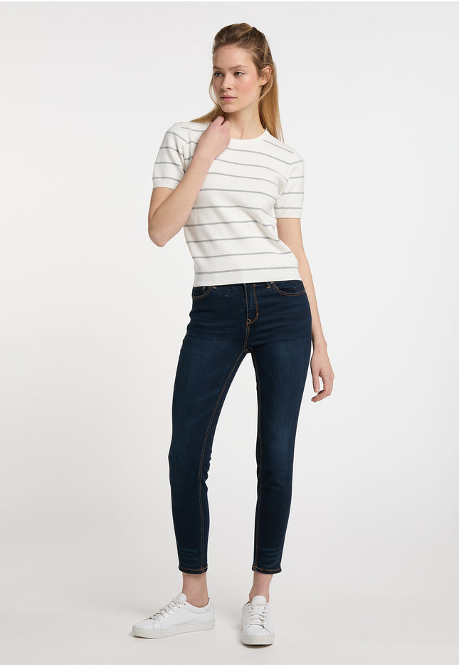 DreiMaster Maritim Women's Short Sleeve Sweater