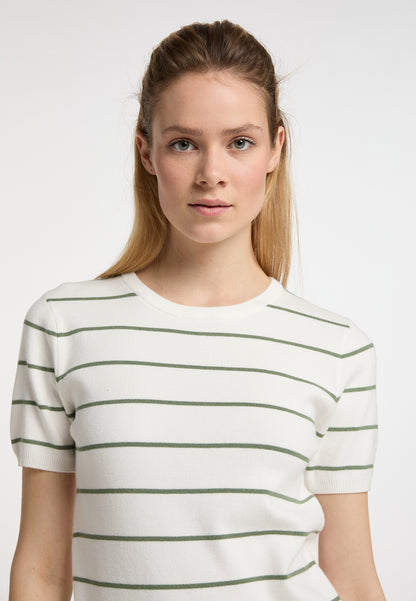 DreiMaster Maritim women's short sleeve sweater
