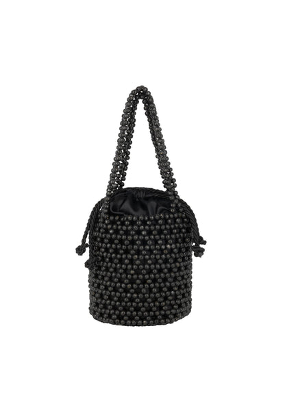 IZIA women's beaded bucket bag