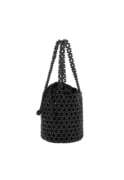 IZIA Women's Beaded Bucket Bag