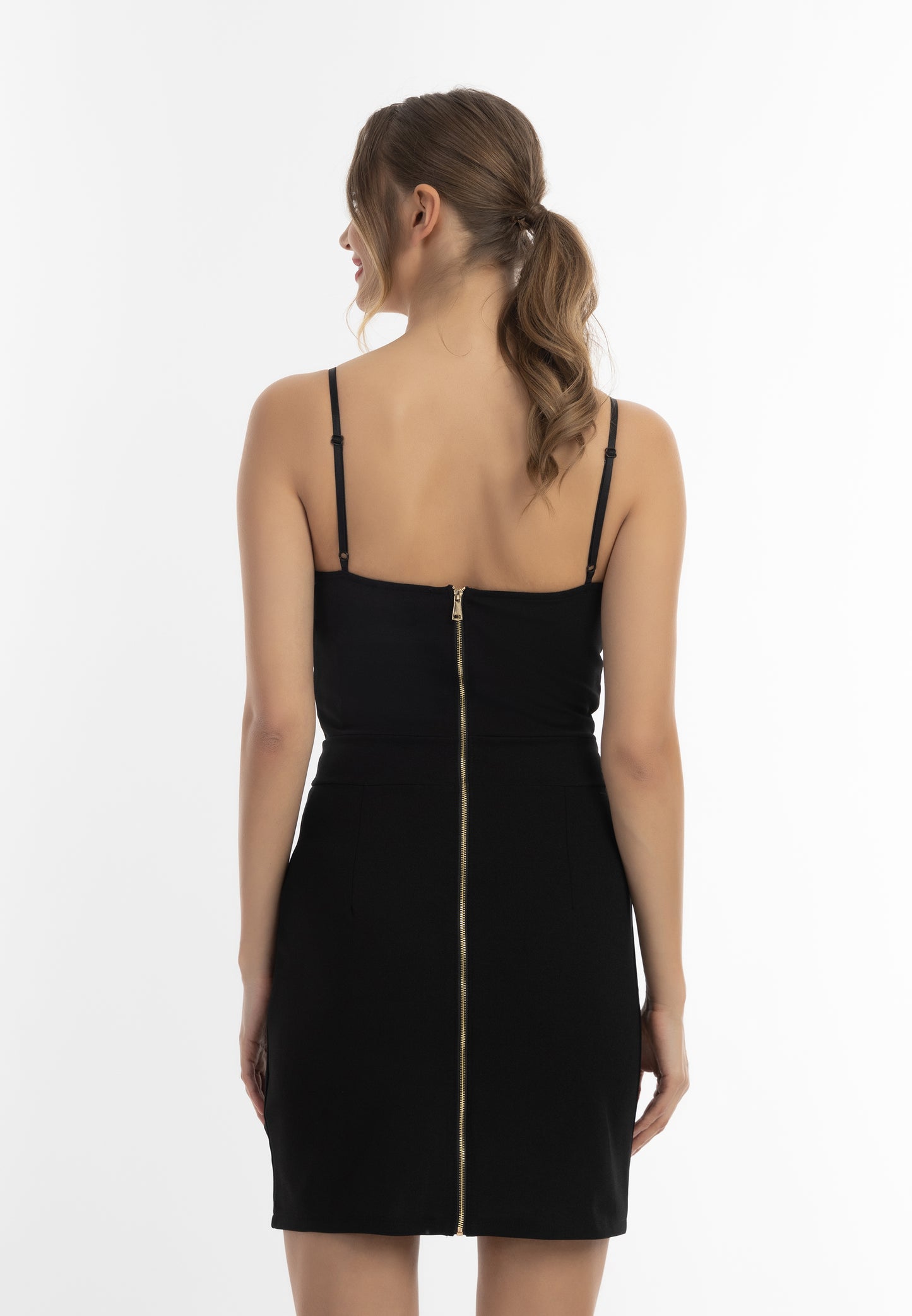 faina women's mini dress with pearl necklaces