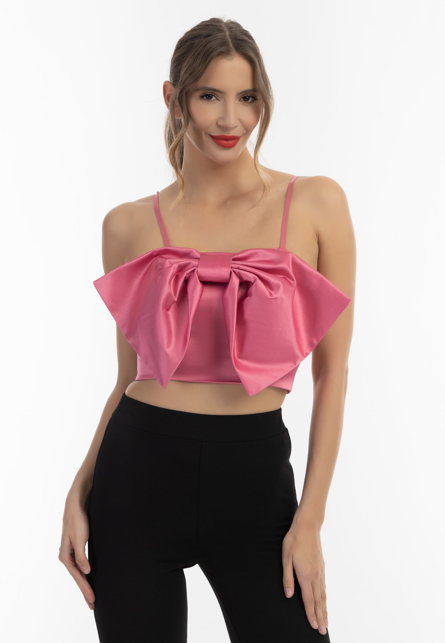 faina damski top z kokard�