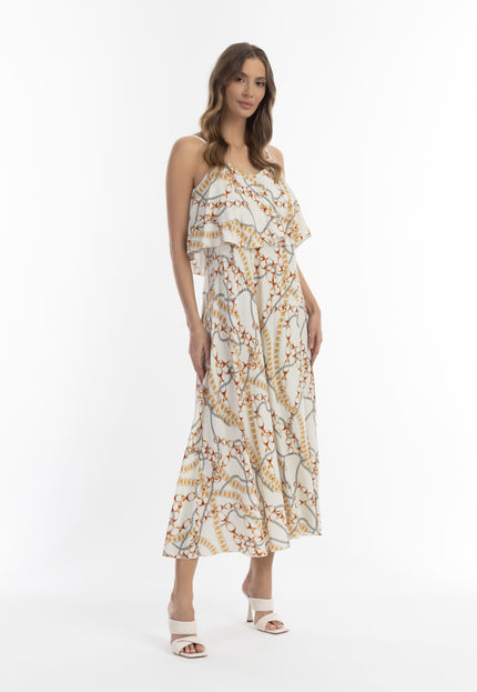 faina Women's Maxi Dress With All-Over Print