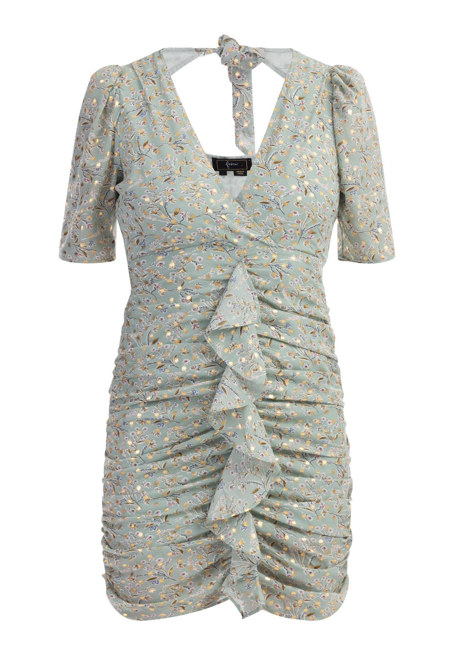 faina women's draped dress