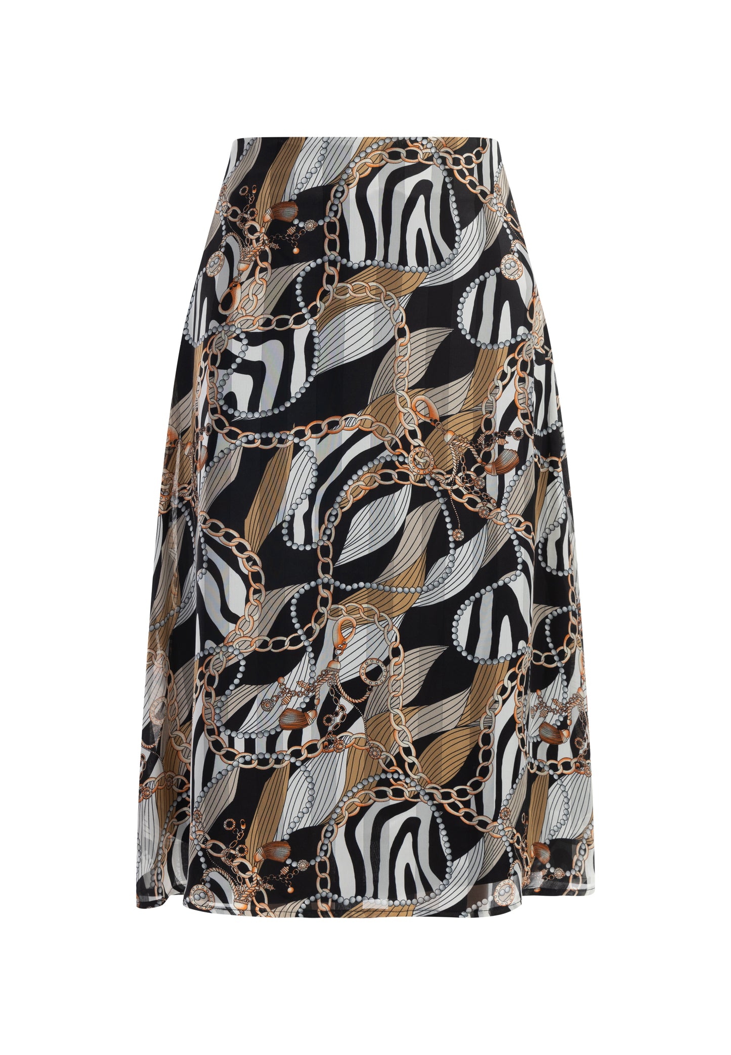 faina women's midi skirt with all-over print