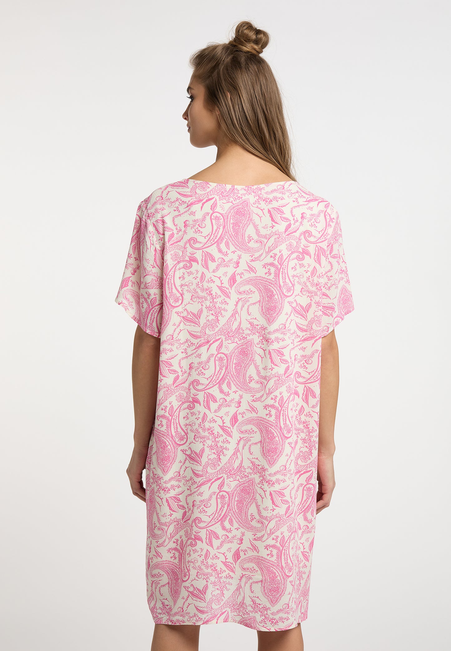 usha FESTIVAL women's short sleeve dress
