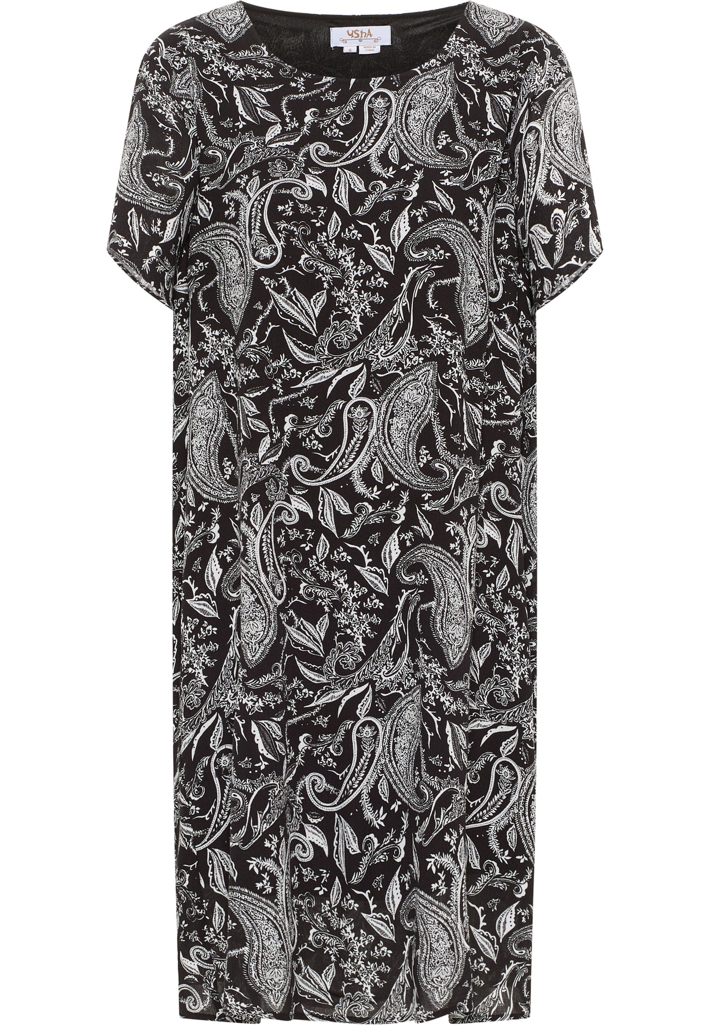 usha FESTIVAL women's short sleeve dress