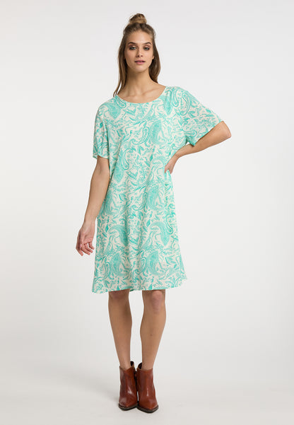 usha FESTIVAL women's short sleeve dress