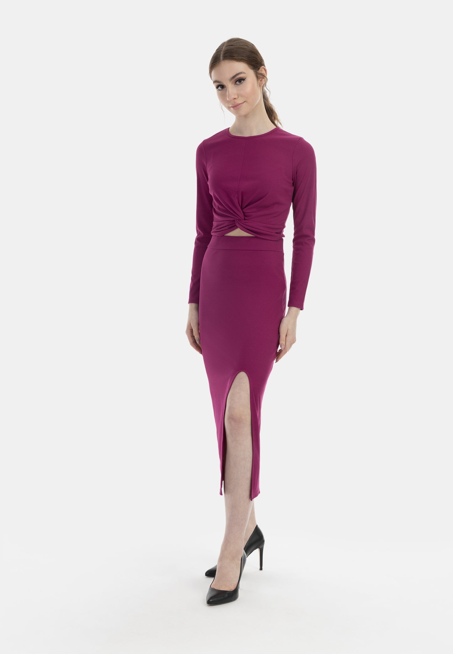 myMo at night women's jersey midi skirt