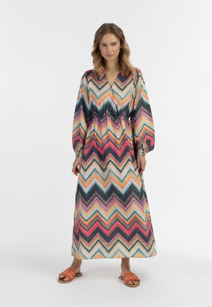 IZIA Women's Maxi Long Sleeve Dress