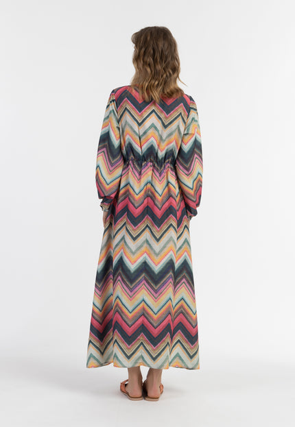 IZIA Women's Maxi Long Sleeve Dress