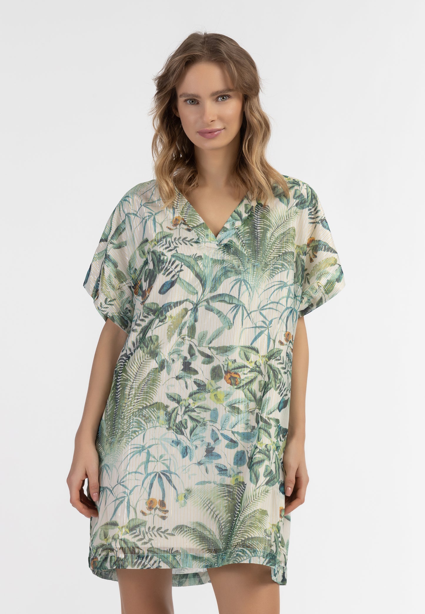 IZIA women's tunic with fancy yarn