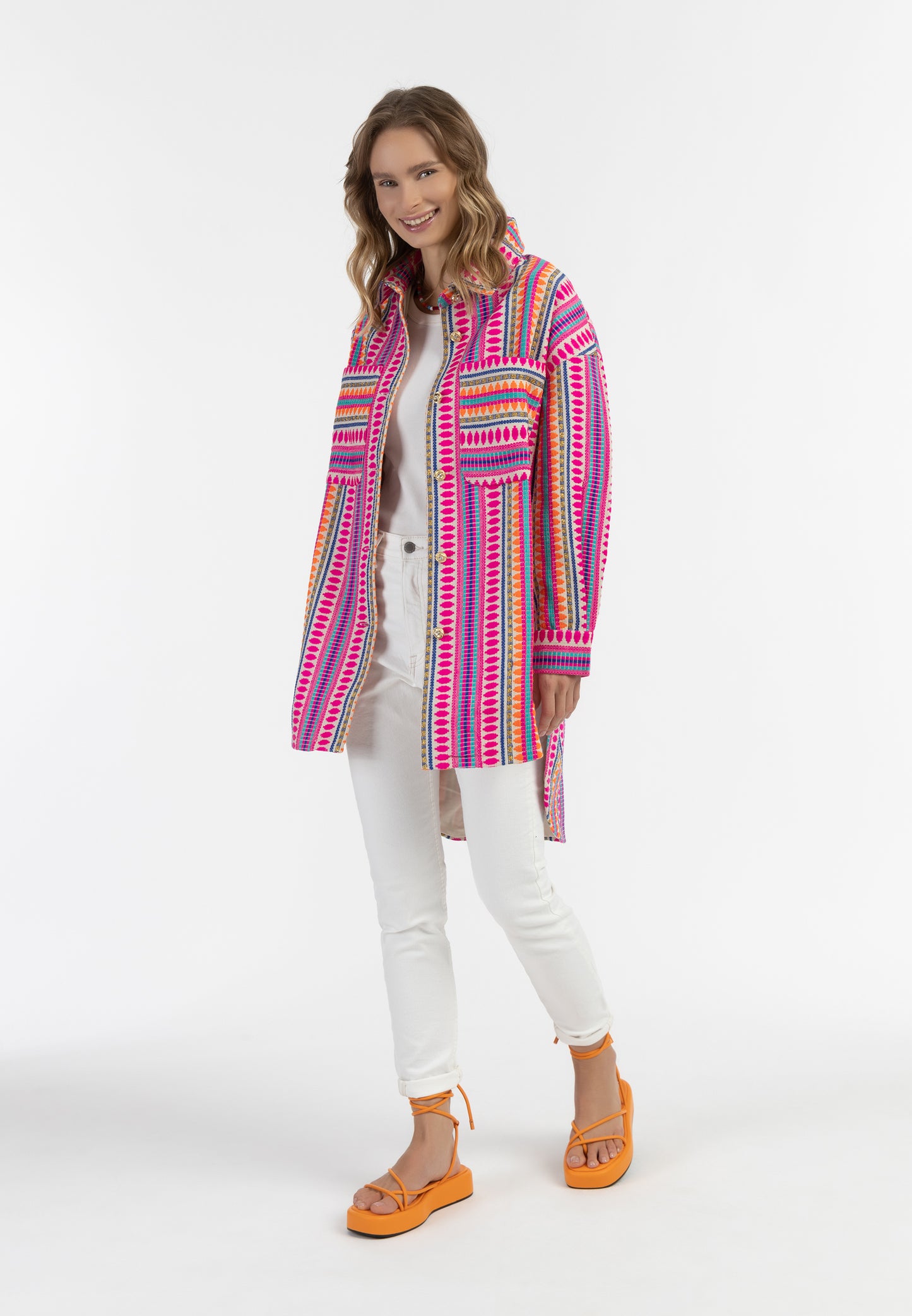 IZIA women's shirt jacket