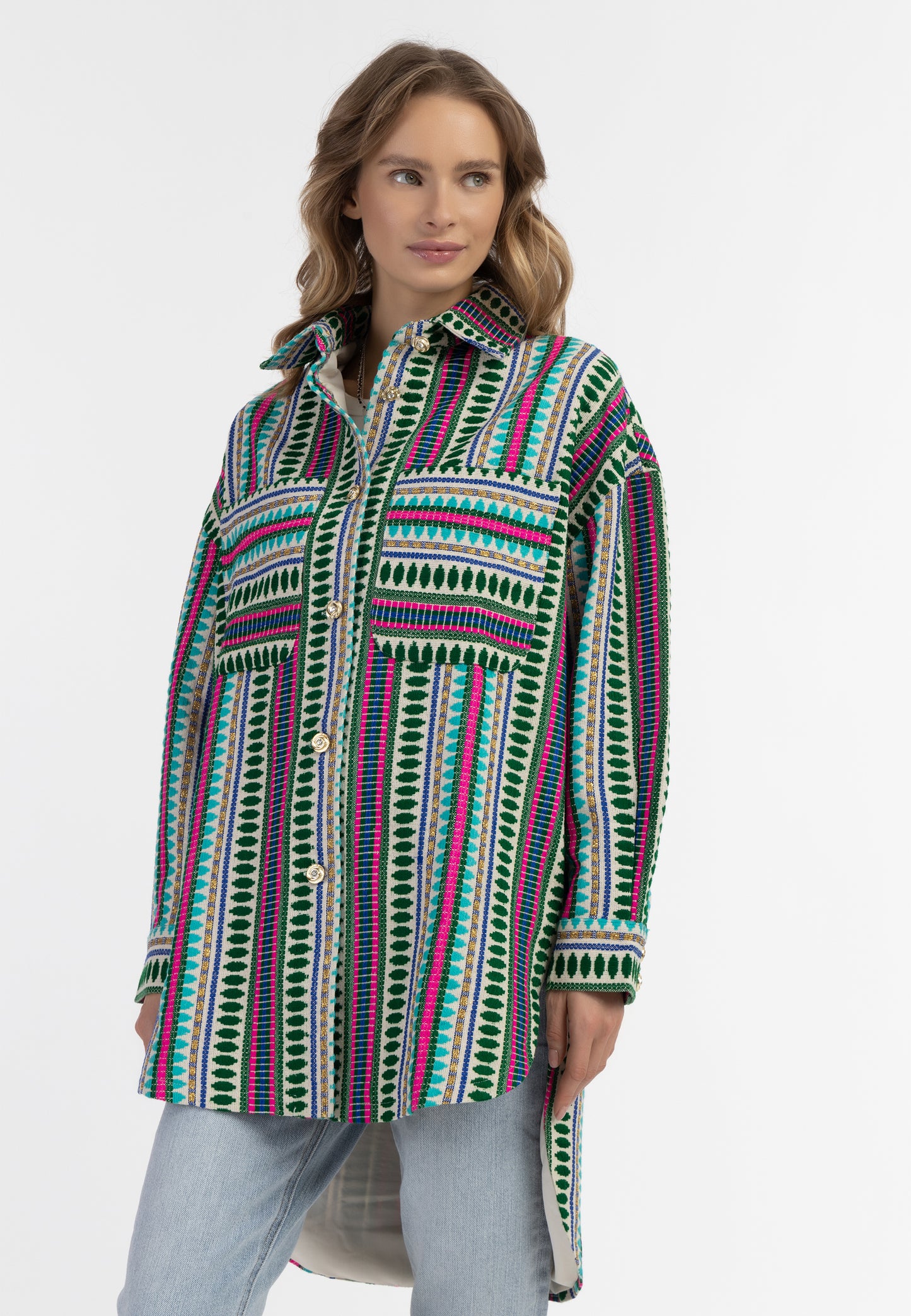 IZIA women's shirt jacket