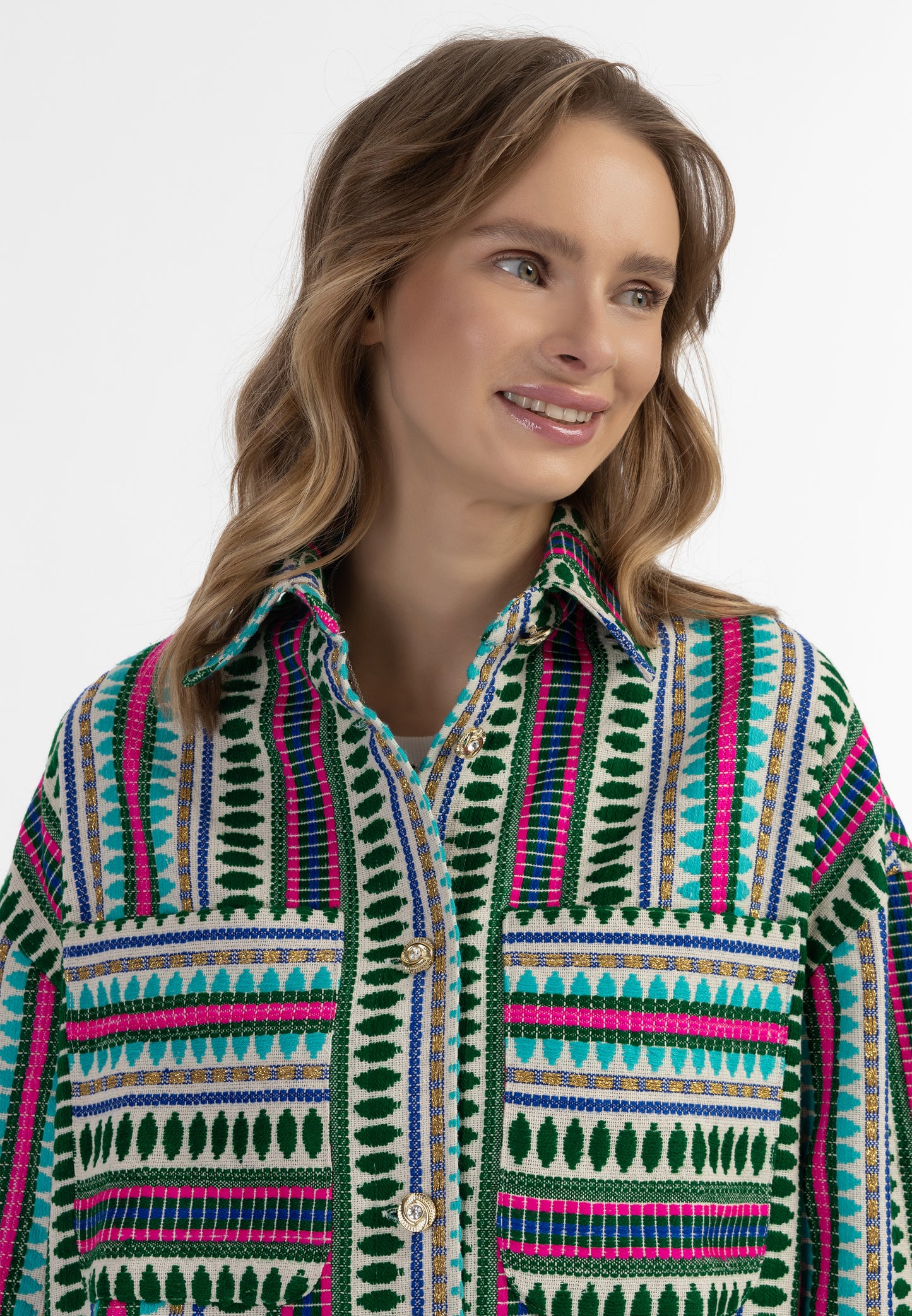 IZIA women's shirt jacket
