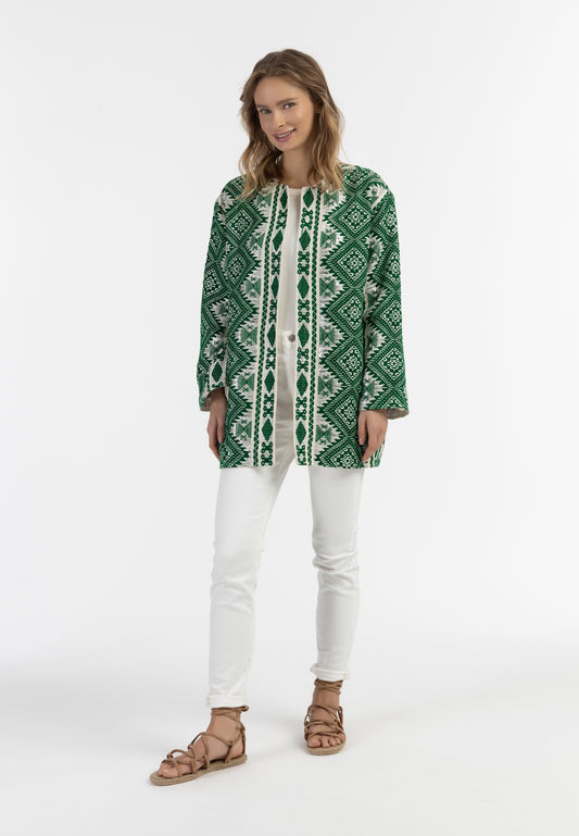 IZIA women's woven short coat