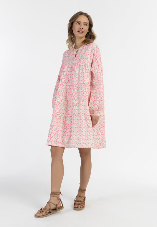 IZIA women's midi dress with all-over print