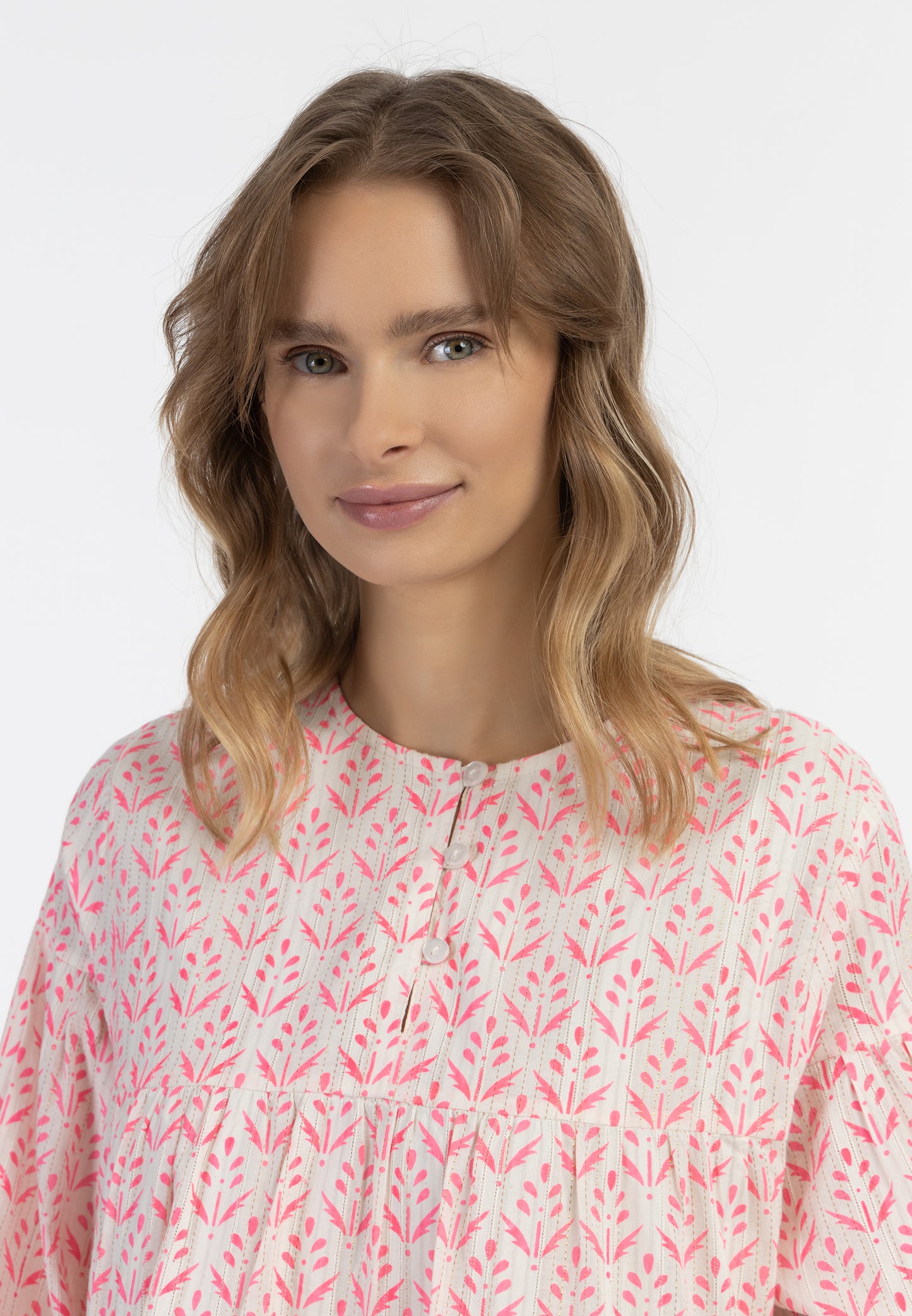 IZIA women's midi dress with all-over print
