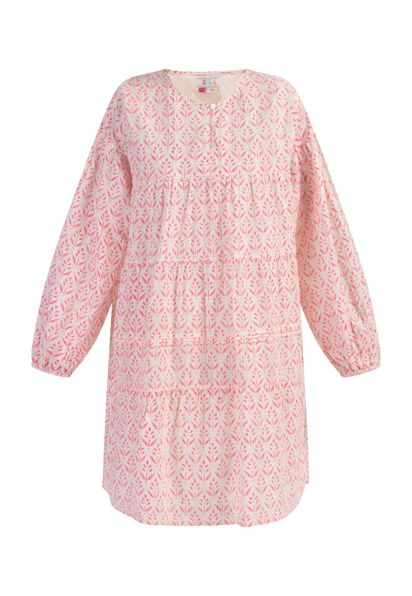 IZIA women's midi dress with all-over print