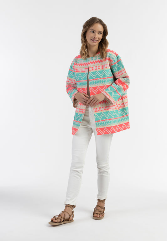 IZIA women's woven short coat