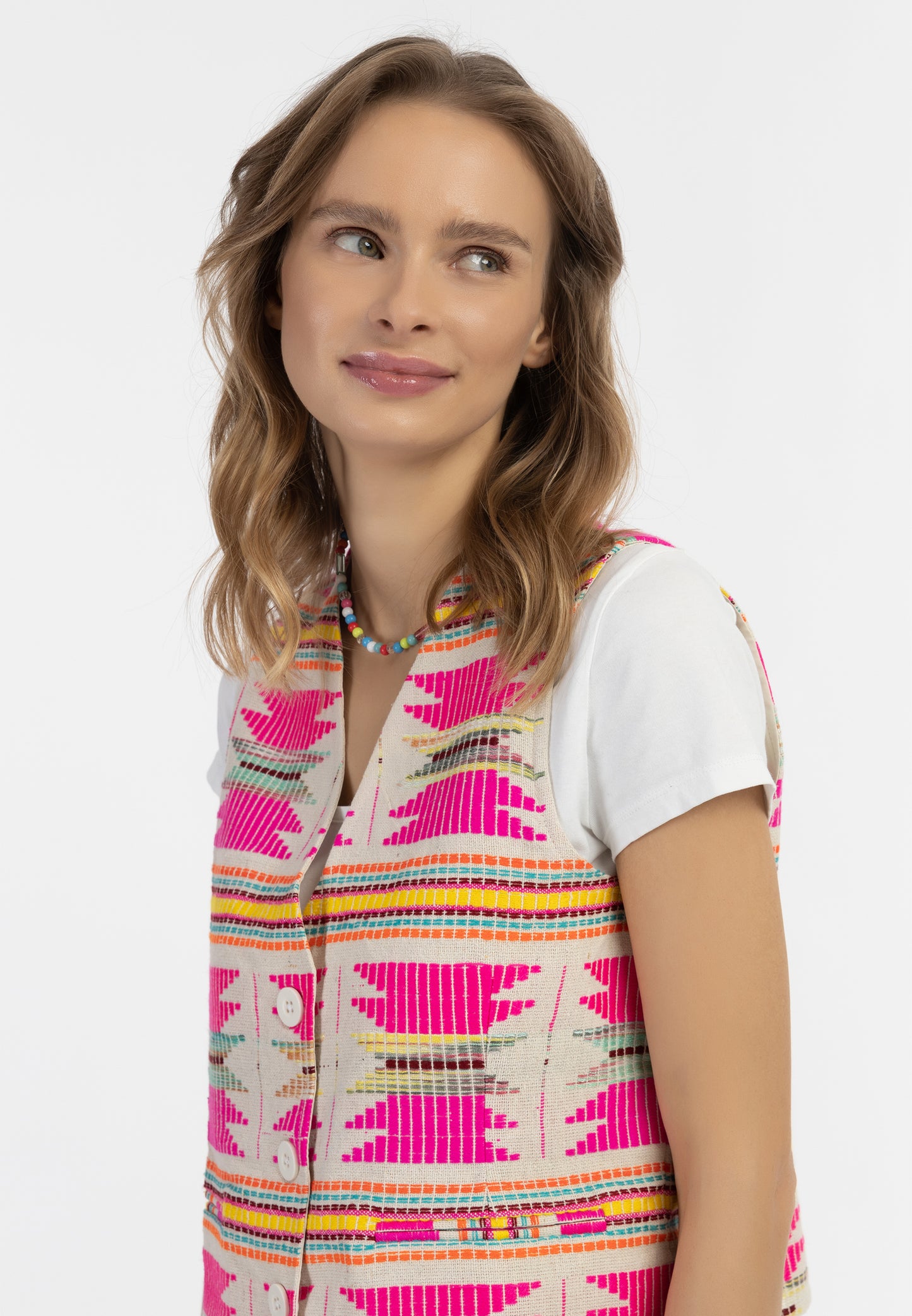 IZIA women's woven vest