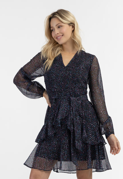 DreiMaster Vintage Women's Midi Long Sleeve Dress