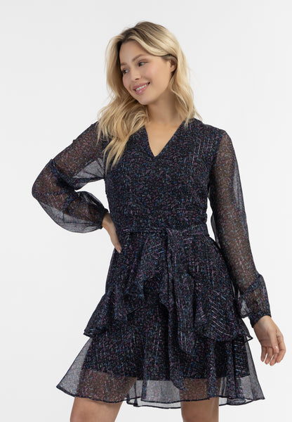 DreiMaster Vintage women's midi long sleeve dress