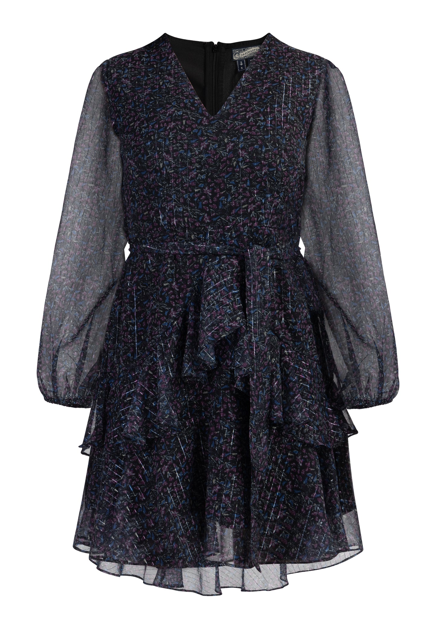 DreiMaster Vintage women's midi long sleeve dress